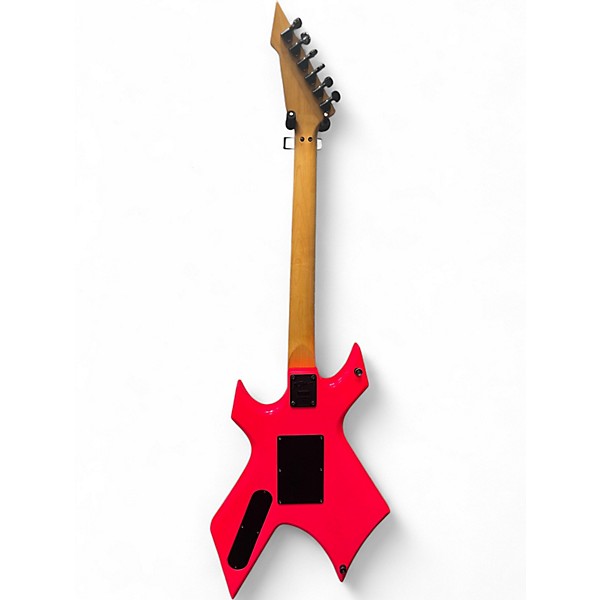 Vintage 1988 B.C. Rich NJ Series Warlock HOT PINK Solid Body Electric Guitar