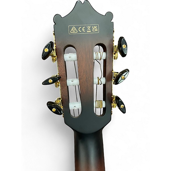 Used Ibanez GA35TCE-DVS DARK BIOLIN BURST Classical Acoustic Electric Guitar