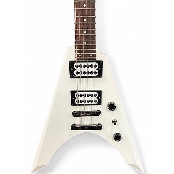 Used Fernandes Vortex X08 White Solid Body Electric Guitar