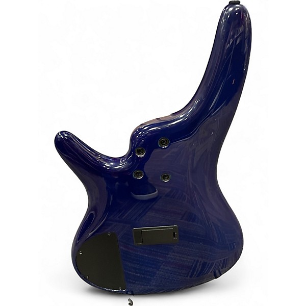 Used Ibanez SR405 5 String COSMIC BLUE STARBURST Electric Bass Guitar