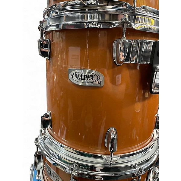 Used Mapex 6 Piece MARS SHELL PACK Amber Drum Kit