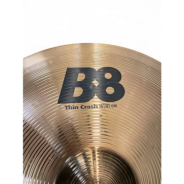 Used SABIAN 16in B8 Thin Crash Cymbal