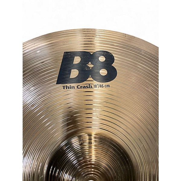 Used SABIAN 18in B8 Thin Crash Cymbal