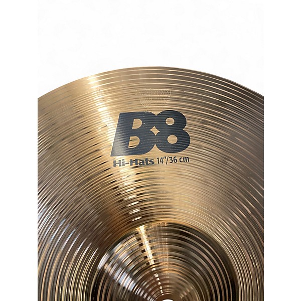 Used SABIAN 14in B8 HI HATS Cymbal