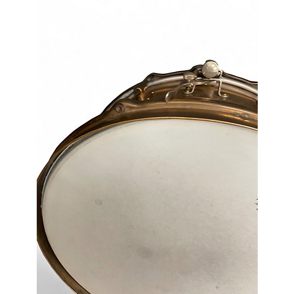 Vintage 1920s Leedy 14in SNARE Gold Drum