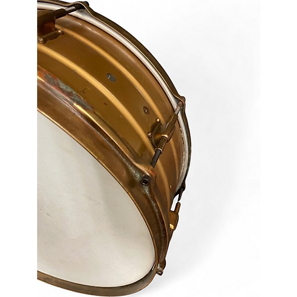 Vintage 1920s Leedy 14in SNARE Gold Drum