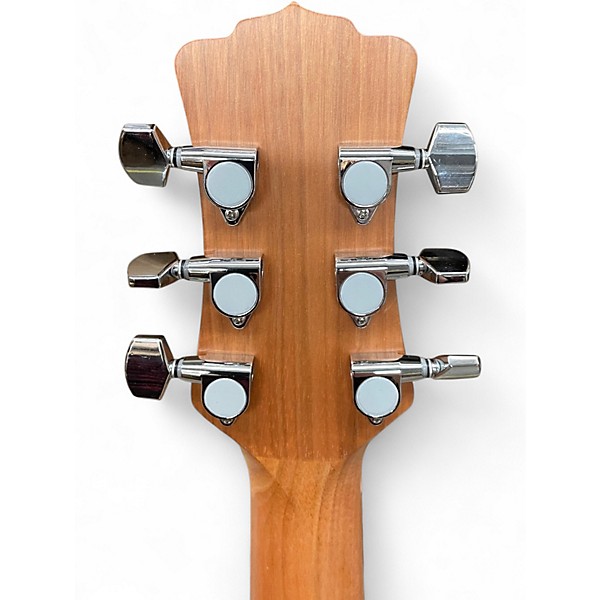 Used Luna WOODLAND BAMBOO GAE NATURAL Acoustic Electric Guitar