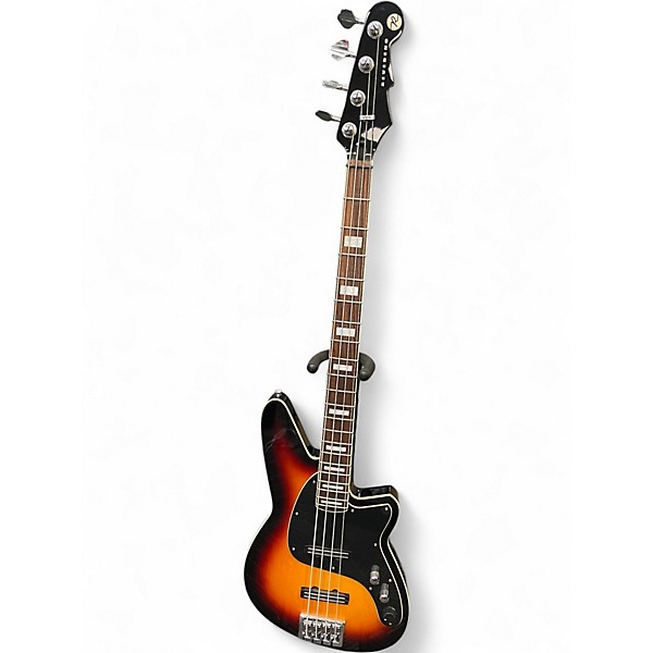 Used Reverend Justice Bass 2 Color Sunburst Electric Bass Guitar