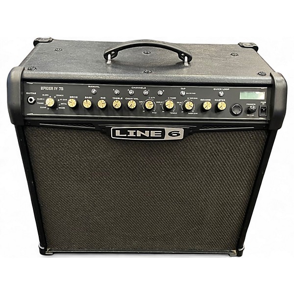 Used Line 6 Spider IV 75W 1x12 Guitar Combo Amp