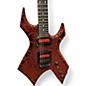 Used B.C. Rich Stranger Things “Eddie's” Inspired NJ Warlock RED CRACKLE Solid Body Electric Guitar
