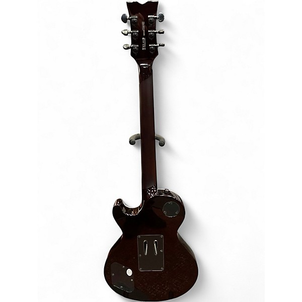 Used Dean Thoroughbred Select Floyd Quilted Maple Natural Black Burst Solid Body Electric Guitar