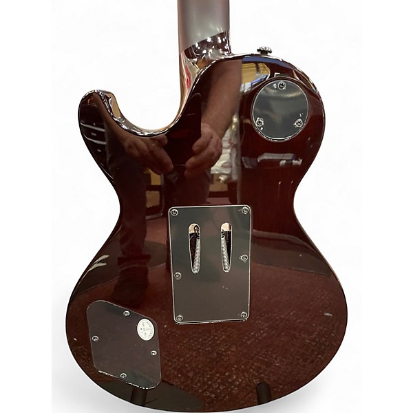 Used Dean Thoroughbred Select Floyd Quilted Maple Natural Black Burst Solid Body Electric Guitar