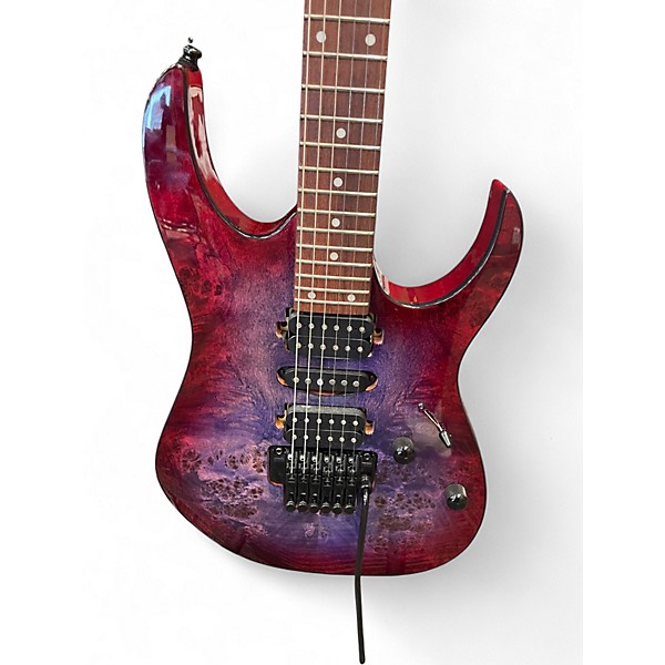 Used Ibanez RG470PB Red Eclipse Burst Solid Body Electric Guitar