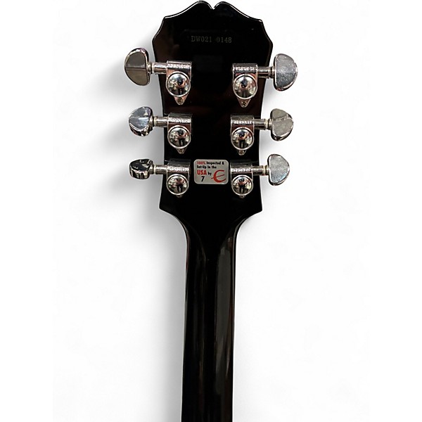 Used Epiphone Les Paul Standard Ebony Solid Body Electric Guitar