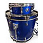 Used Ludwig 5 Piece Accent Blue Drum Kit