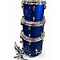 Used Ludwig 5 Piece Accent Blue Drum Kit