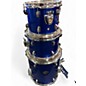 Used Ludwig 5 Piece Accent Blue Drum Kit