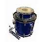 Used Ludwig 5 Piece Accent Blue Drum Kit