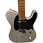 Used Tease SBH-E SERIES metallic silver Solid Body Electric Guitar