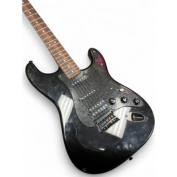 Used Squier FSR Bullet Stratocaster HT HSS Black Metallic Solid Body Electric Guitar