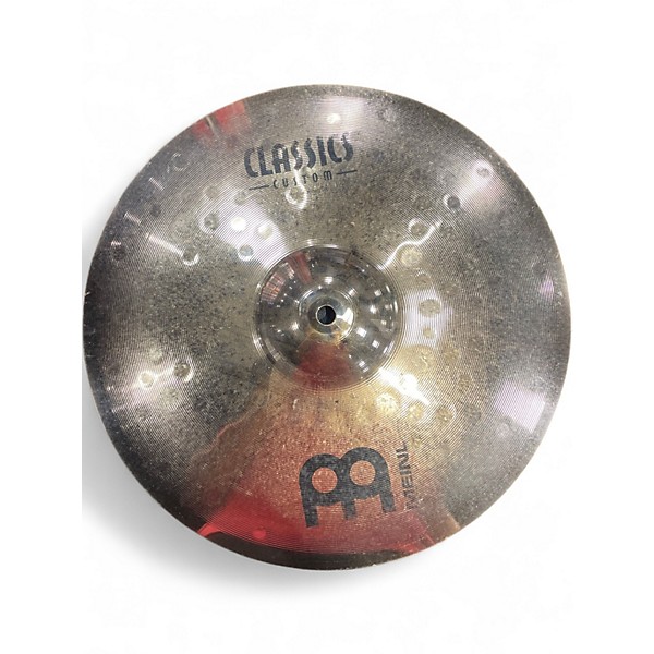 Used MEINL 14in Classic Custom Medium Hi Hat Pair Cymbal