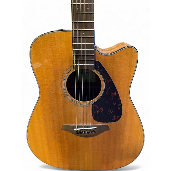 Used Yamaha FGX800C Natural Acoustic Electric Guitar