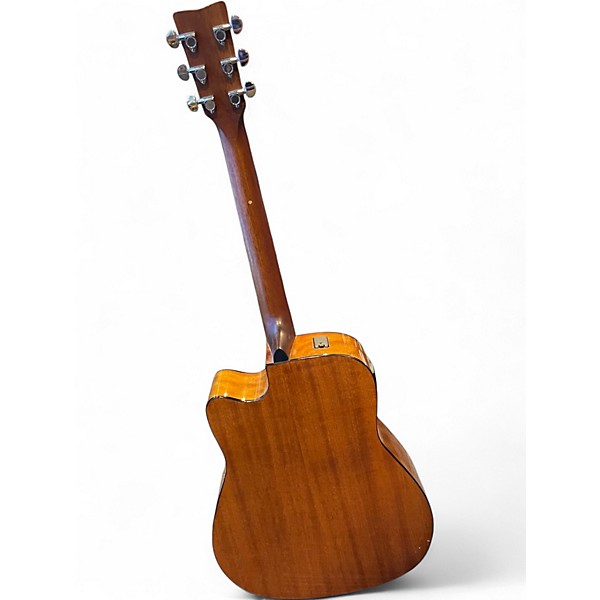 Used Yamaha FGX800C Natural Acoustic Electric Guitar