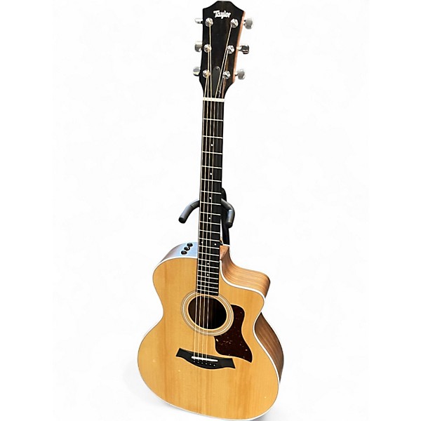 Used Taylor 214CE Natural Acoustic Electric Guitar