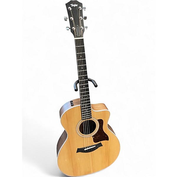 Used Taylor 214CE Natural Acoustic Electric Guitar