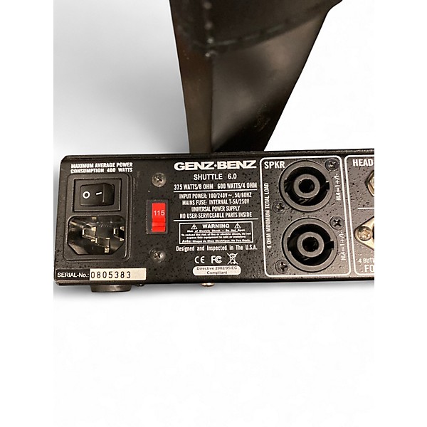 Used Genz Benz Shuttle 6.0 600W Bass Amp Head