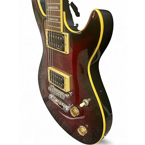 Used Cort M600 Crimson Red Burst Solid Body Electric Guitar