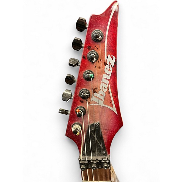 Used Ibanez RG470 TRANS RED Solid Body Electric Guitar