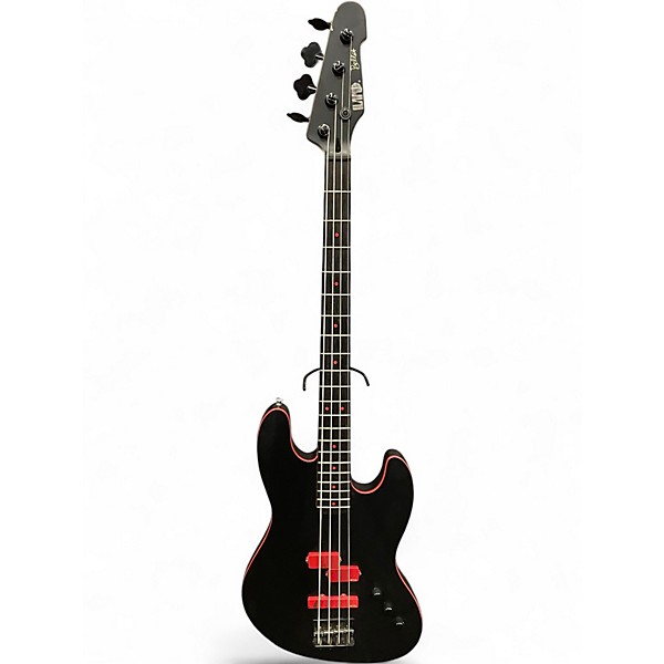 Used ESP LTD Frank Bello FB-204 BLACK AND RED Electric Bass Guitar