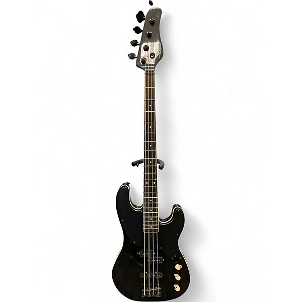 Used Schecter Guitar Research Diamond P Custom BLACK Electric Bass Guitar