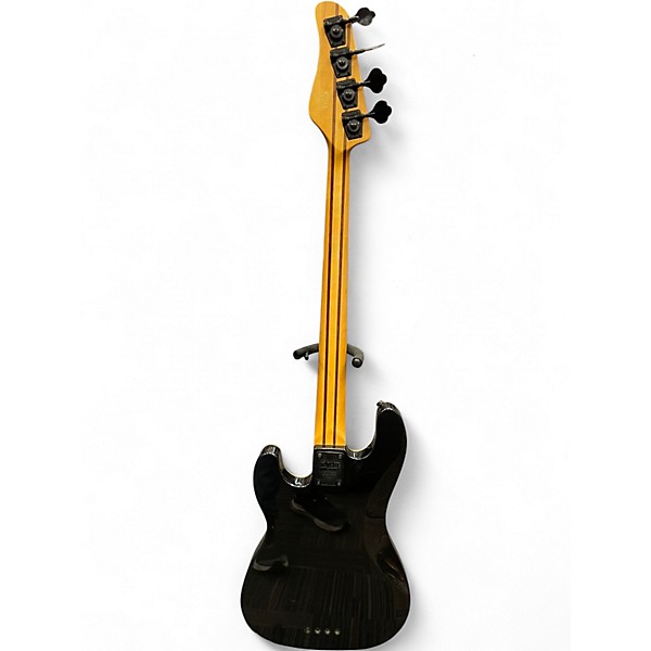 Used Schecter Guitar Research Diamond P Custom BLACK Electric Bass Guitar