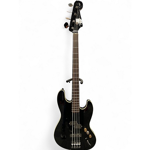 Used Fender Aerodyne 4-String Jazz Bass BLACK Electric Bass Guitar