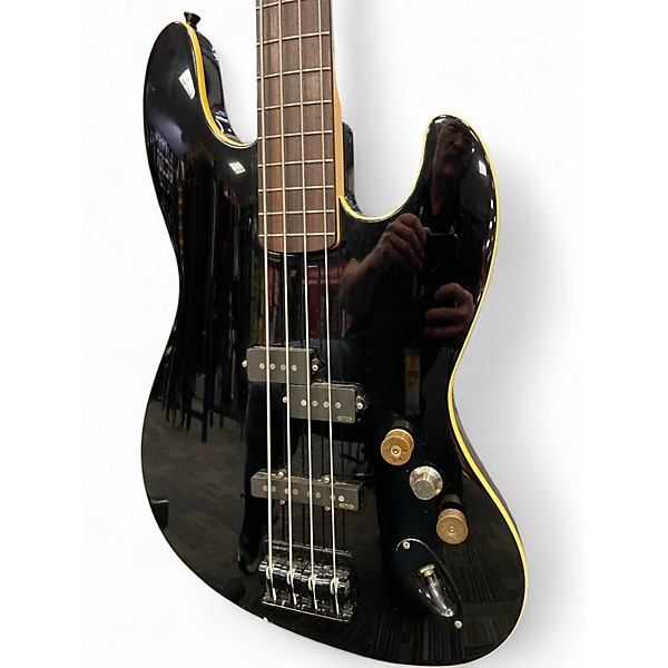 Used Fender Aerodyne 4-String Jazz Bass BLACK Electric Bass Guitar