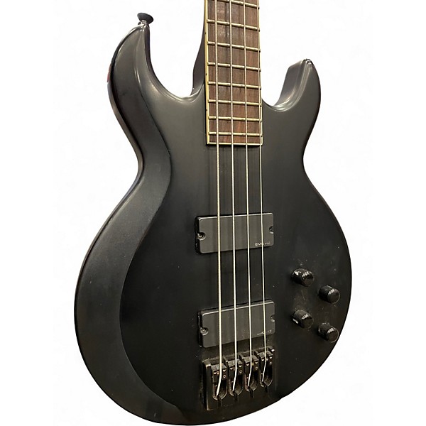 Used Schecter Guitar Research DIAMOND SCORPION BLACK Electric Bass Guitar