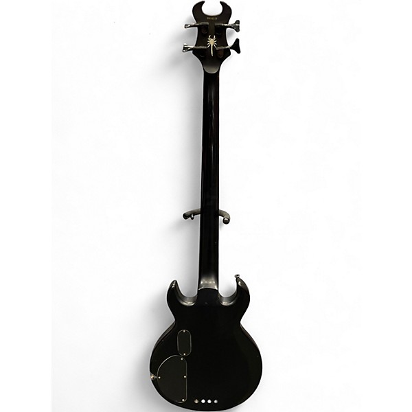 Used Schecter Guitar Research DIAMOND SCORPION BLACK Electric Bass Guitar