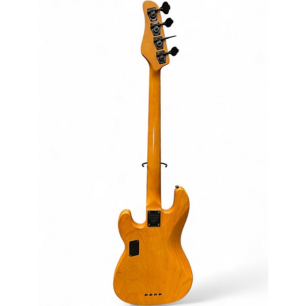 Used Schecter Guitar Research Model T Natural Electric Bass Guitar