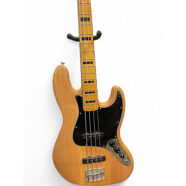Used Squier Classic Vibe 70's Jazz Bass Natural Electric Bass Guitar