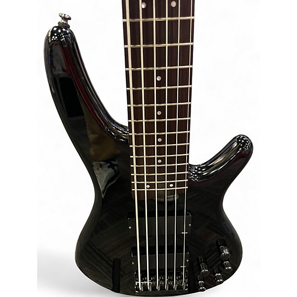 Used Ibanez SR406 Black Electric Bass Guitar