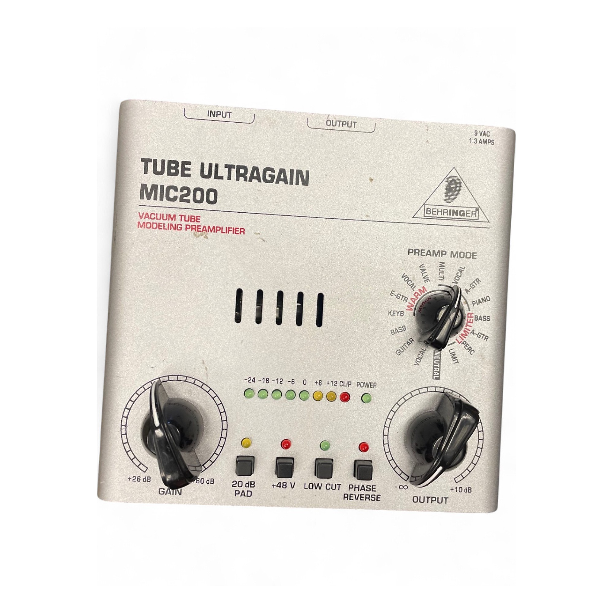 Used Behringer TUBE ULTRAGAIN MIC200 Guitar Preamp | Guitar Center