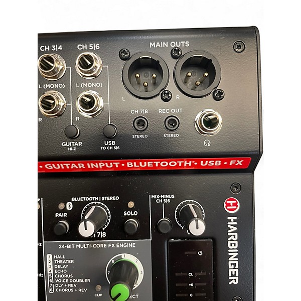 Used Harbinger LX8 Unpowered Mixer