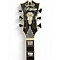 Used D'Angelico EX-SS Trans Black Hollow Body Electric Guitar