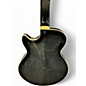 Used D'Angelico EX-SS Trans Black Hollow Body Electric Guitar