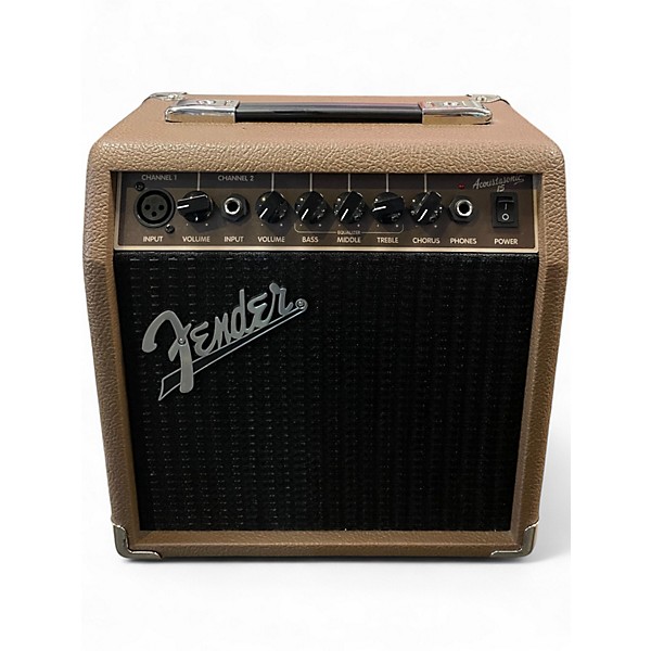 Used Fender Acoustasonic 15 Acoustic Guitar Combo Amp