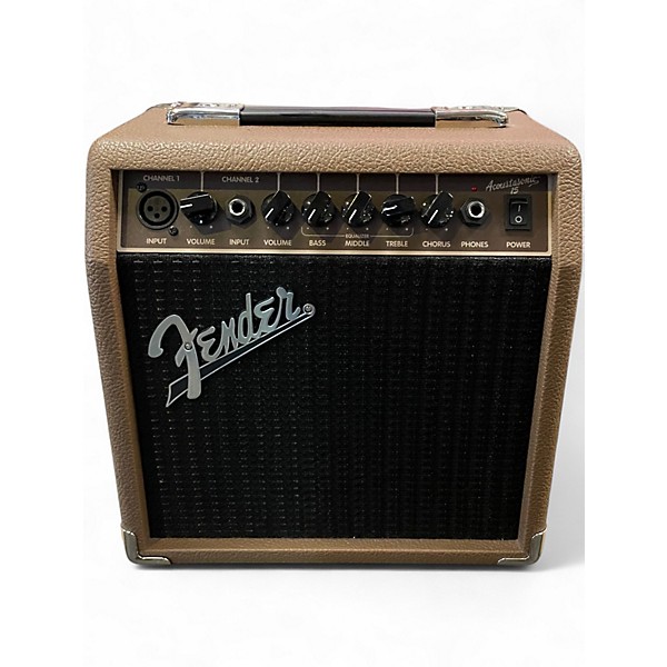 Used Fender Acoustasonic 15 Acoustic Guitar Combo Amp