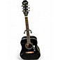 Used Epiphone DR100 Ebony Acoustic Guitar thumbnail