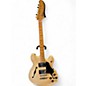 Used Squier Classic Vibe Starcaster Natural Hollow Body Electric Guitar